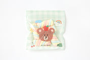 Zipper Bag 'Nice Day' Bear Mint