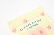 Zipper Bag 'Always Better Together' Rabbit Yellow