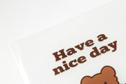 File 6 Pocket "Have a Nice Day Bear"