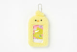 Fluffy Photo Card Case Iren Yellow