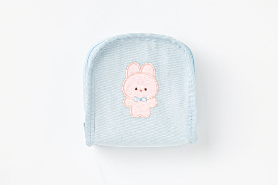 Mini Pouch Rabbit Sky Blue