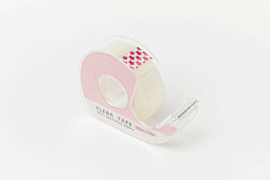 Clear Tape 18mm X 30m Pink