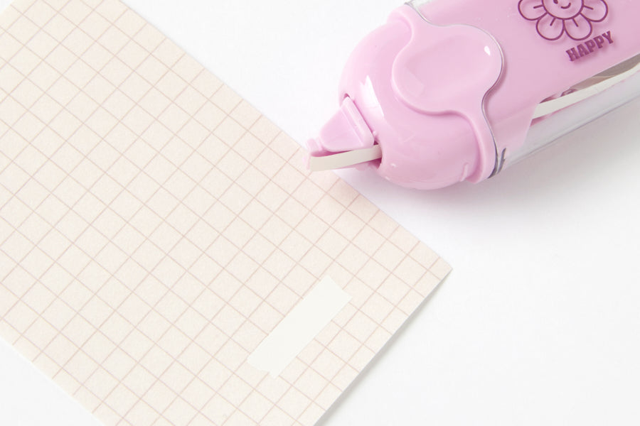 Correction Tape Capsule Flower Pink 5mm