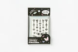 Photo Card Toploader Sleeve & Sticker Set Black