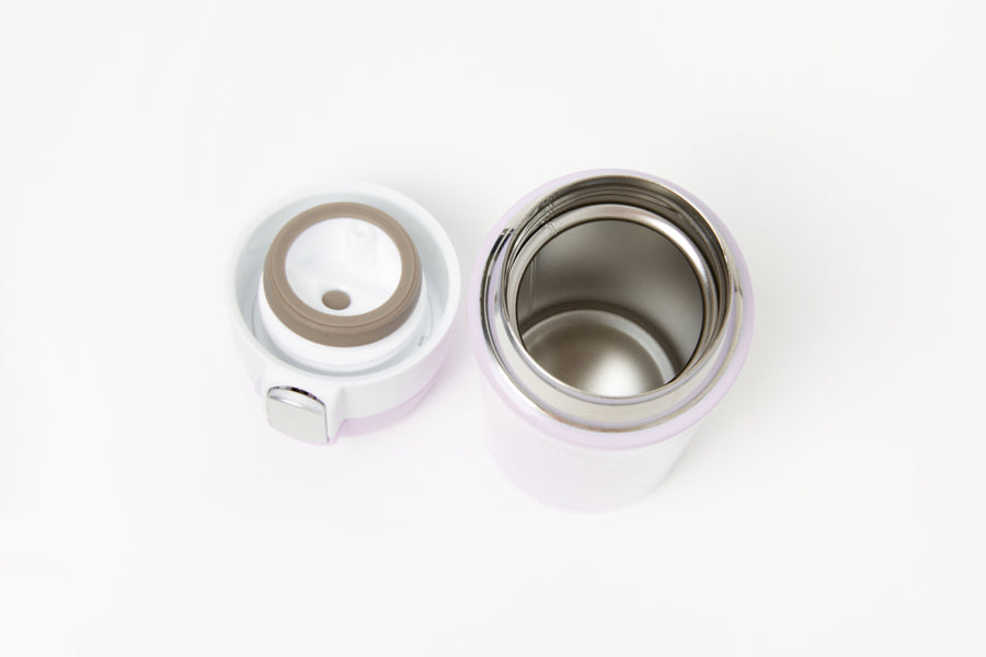 Button Tumbler: Flower Purple (320ml)