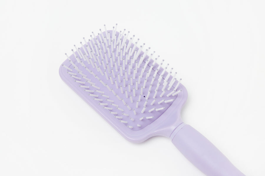 Square Hair Brush Cat Purple