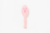 Round Hair Brush Bear Pink