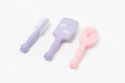 Round Hair Brush Bear Pink