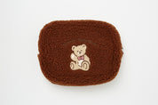 Multi-Use Pouch Fluffy Bear Brown