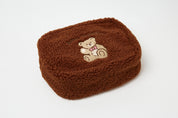 Multi-Use Pouch Fluffy Bear Brown