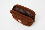 Multi-Use Pouch Fluffy Bear Brown