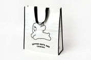 Tarpaulin Bag "Better Days Are Coming" Bichon L