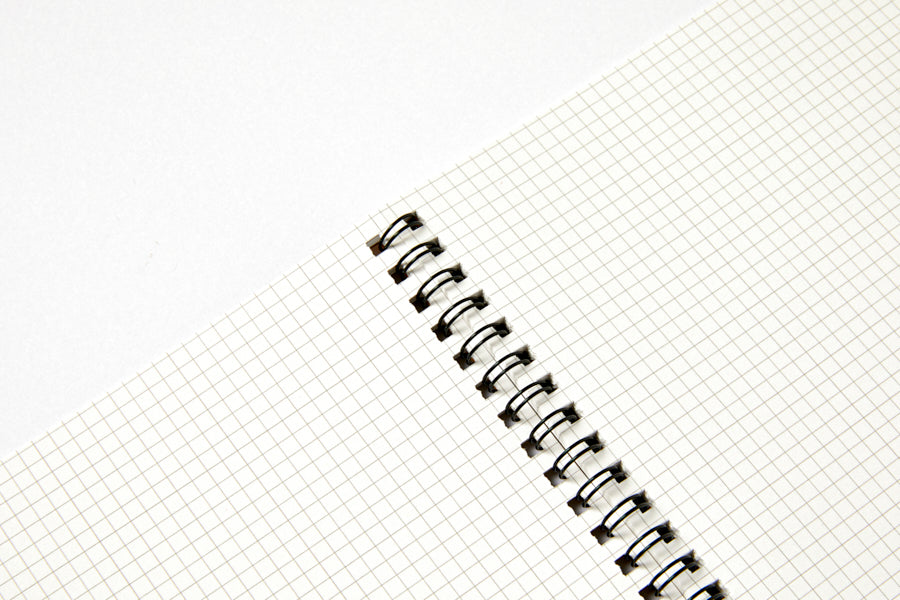 Spring Note 'Grid Note' Kraft Simple Grid A5
