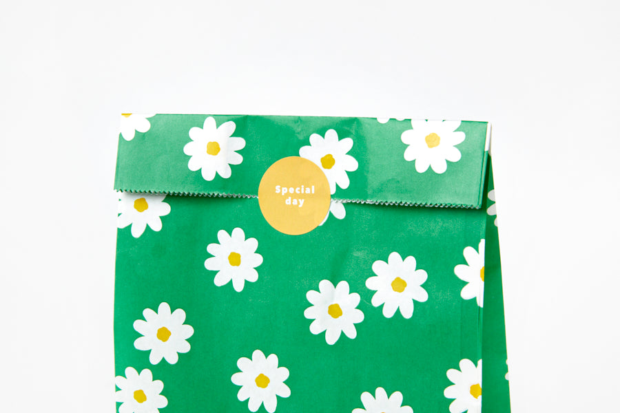 Pattern Paper Bag Set Flower