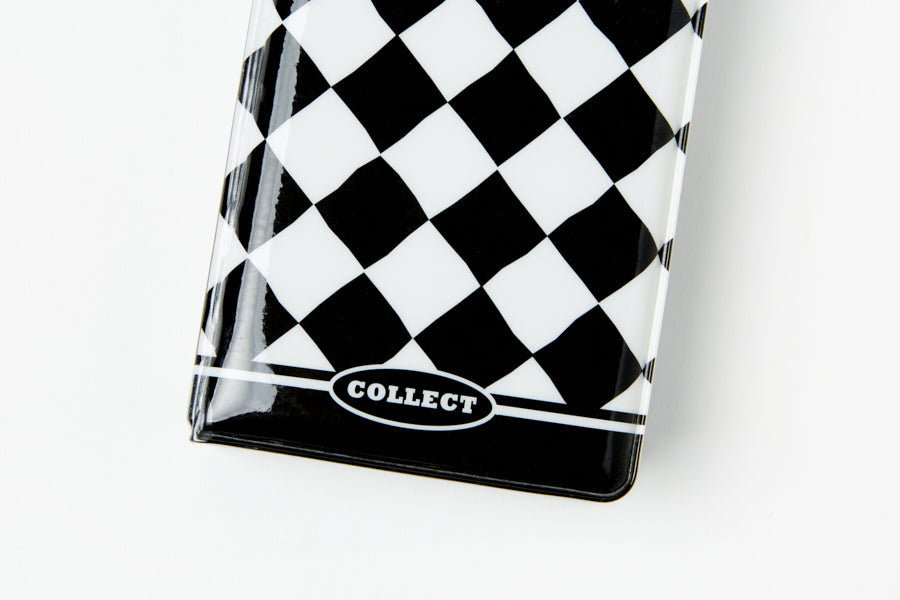 Collect Book Bear Black & White Check