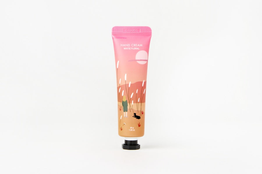 Nature Hand Cream White Floral Pink
