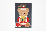 Christmas Card Gift Bear