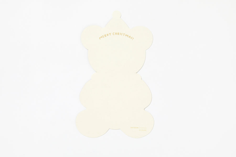 Christmas Card Gift Bear