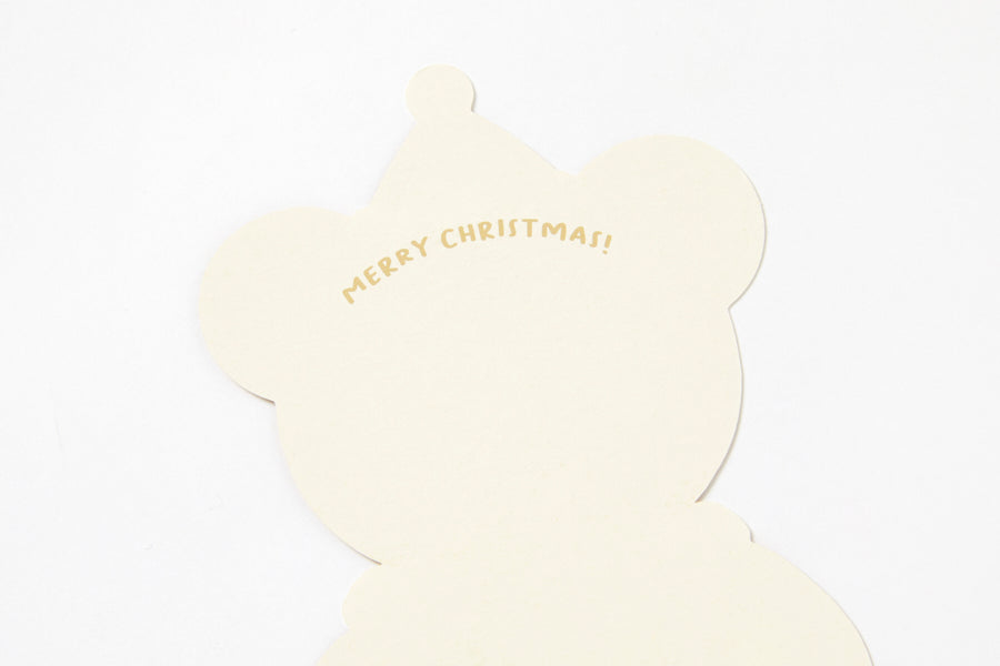 Christmas Card Gift Bear