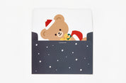 Christmas Card Gift Bear