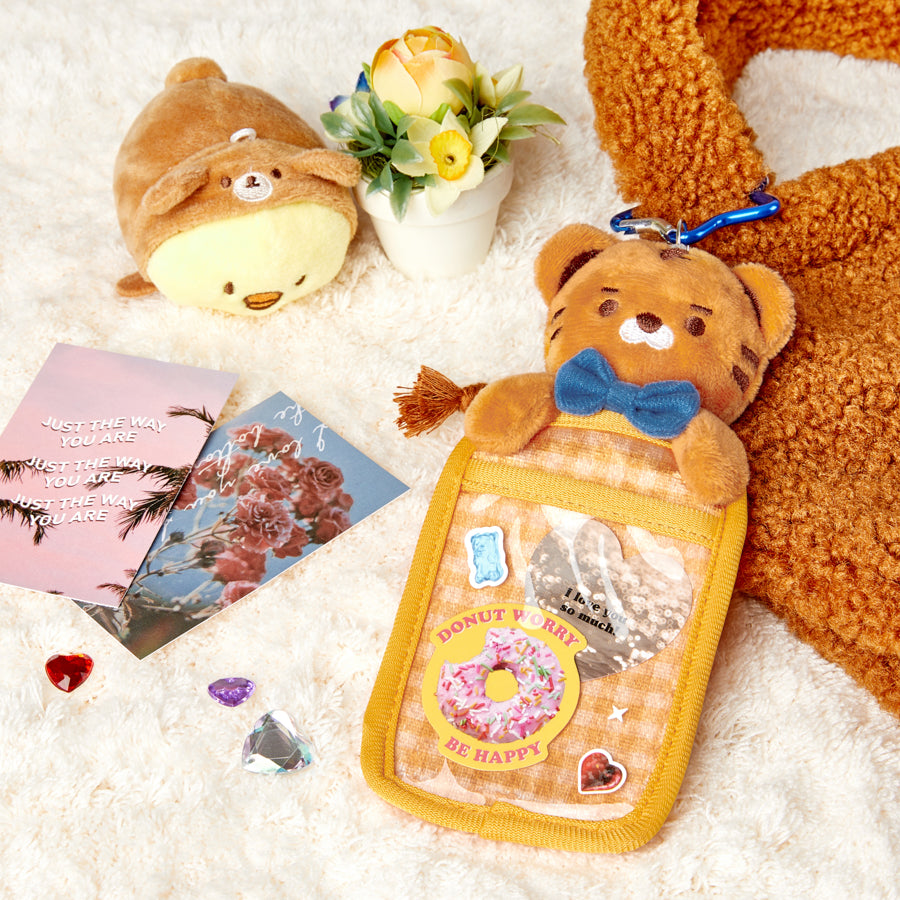 Doll Photo Card Case Tiger