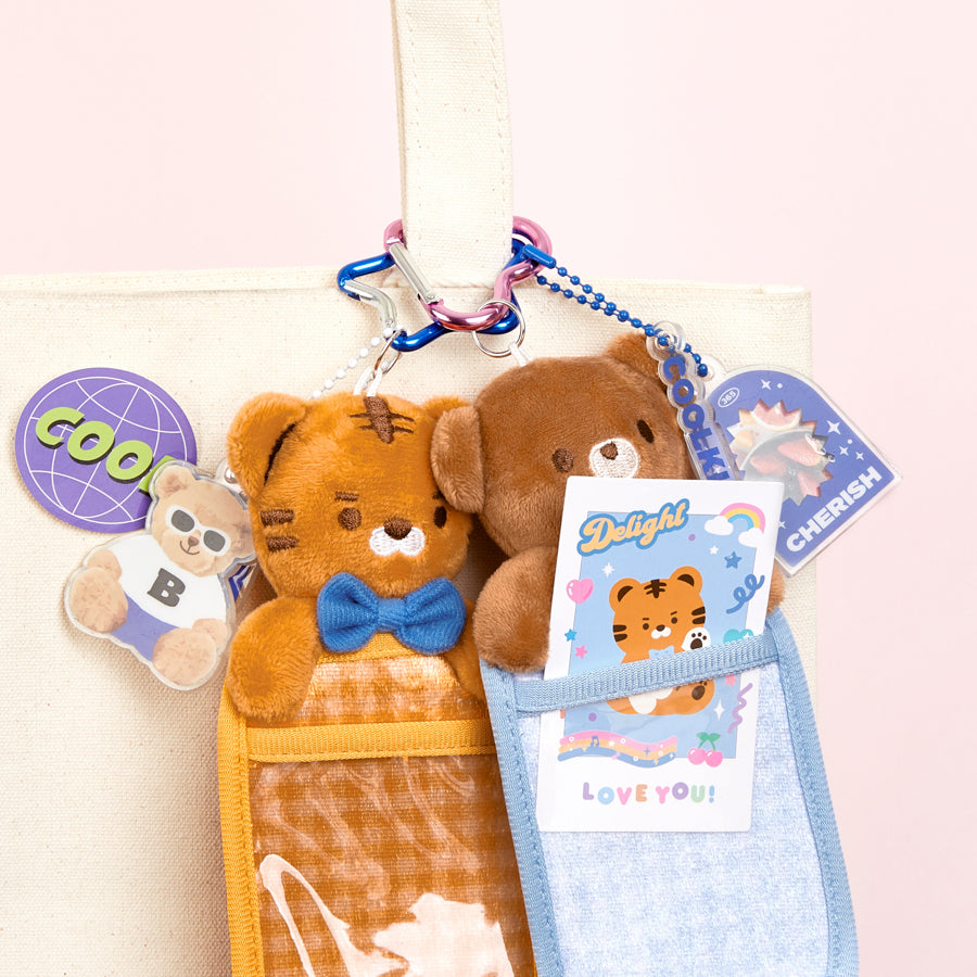 Doll Photo Card Case Tiger