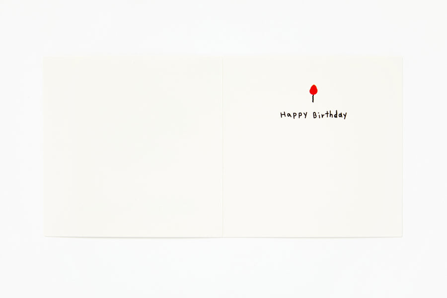 Card Set Happy Birthday Candle