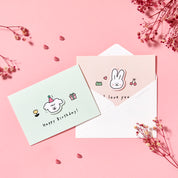 Simple Card Happy Birthday Bichon Green