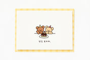 Card Set Bear Happy Birthday