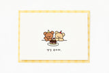 Card Set Bear Happy Birthday