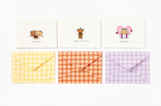 Card Set Bear Happy Birthday