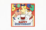 Card Happy Birthday Two Bears
