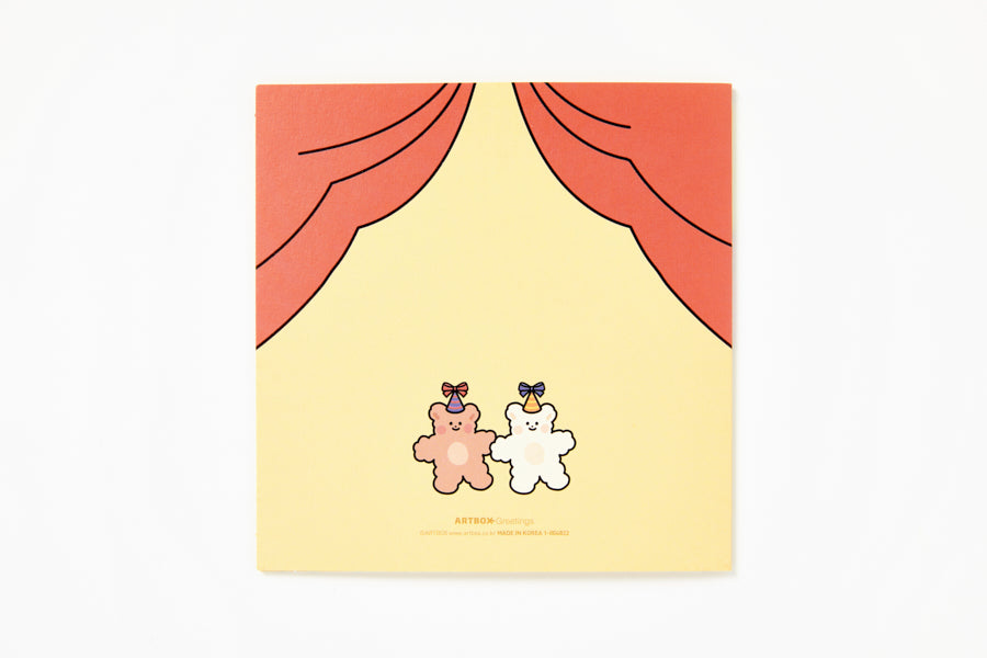 Card Happy Birthday Two Bears
