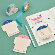 Sticky Letter Memo Pad Rabbit