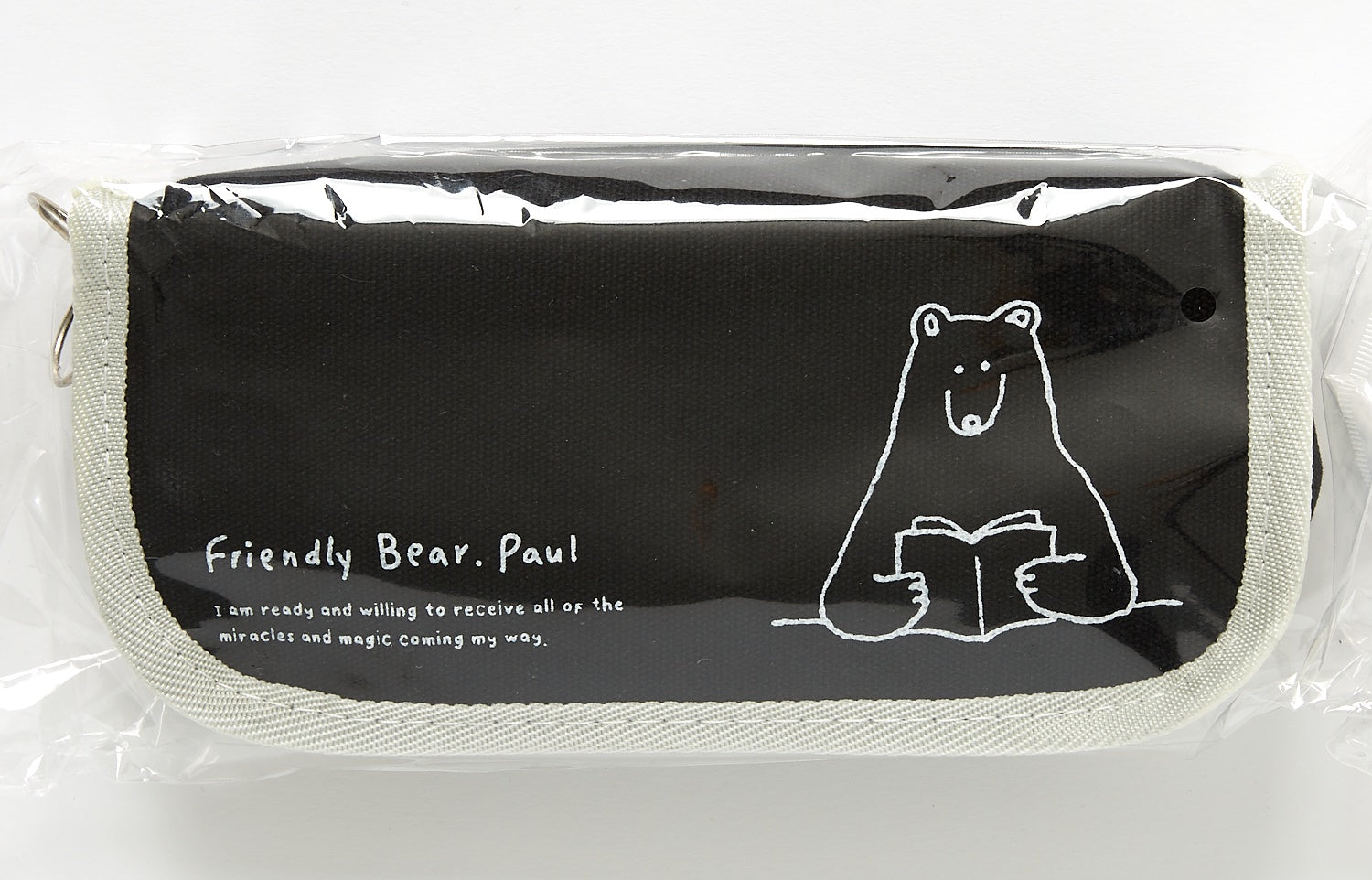 Multi Pouch: "Friendly Bear" (Black)