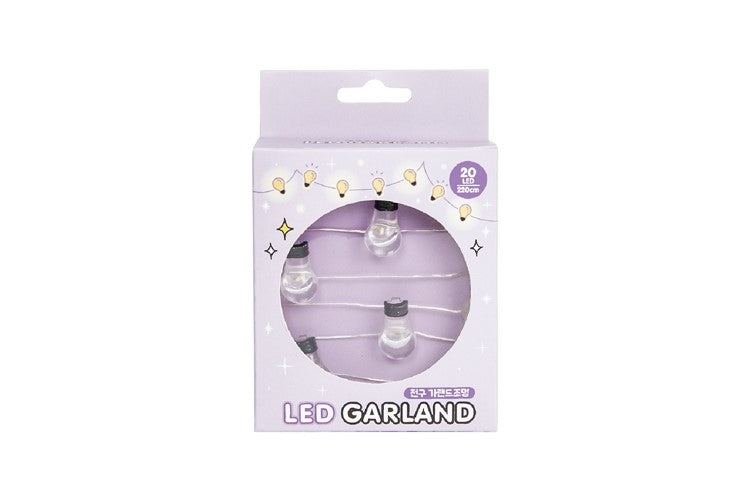 LED Garland Light 20 Bulbs 220cm