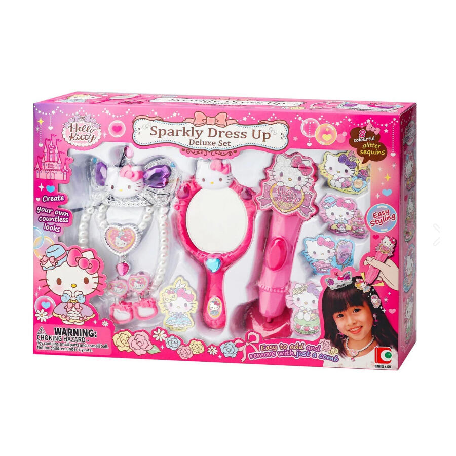 Sanrio Toy Hello Kitty Sparkly Dress Up Deluxe Set