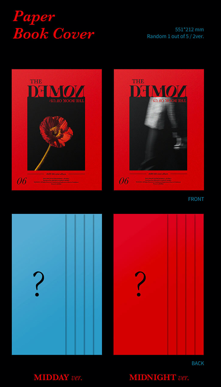 Day6 6th Mini Album The Book of Us: The Demon