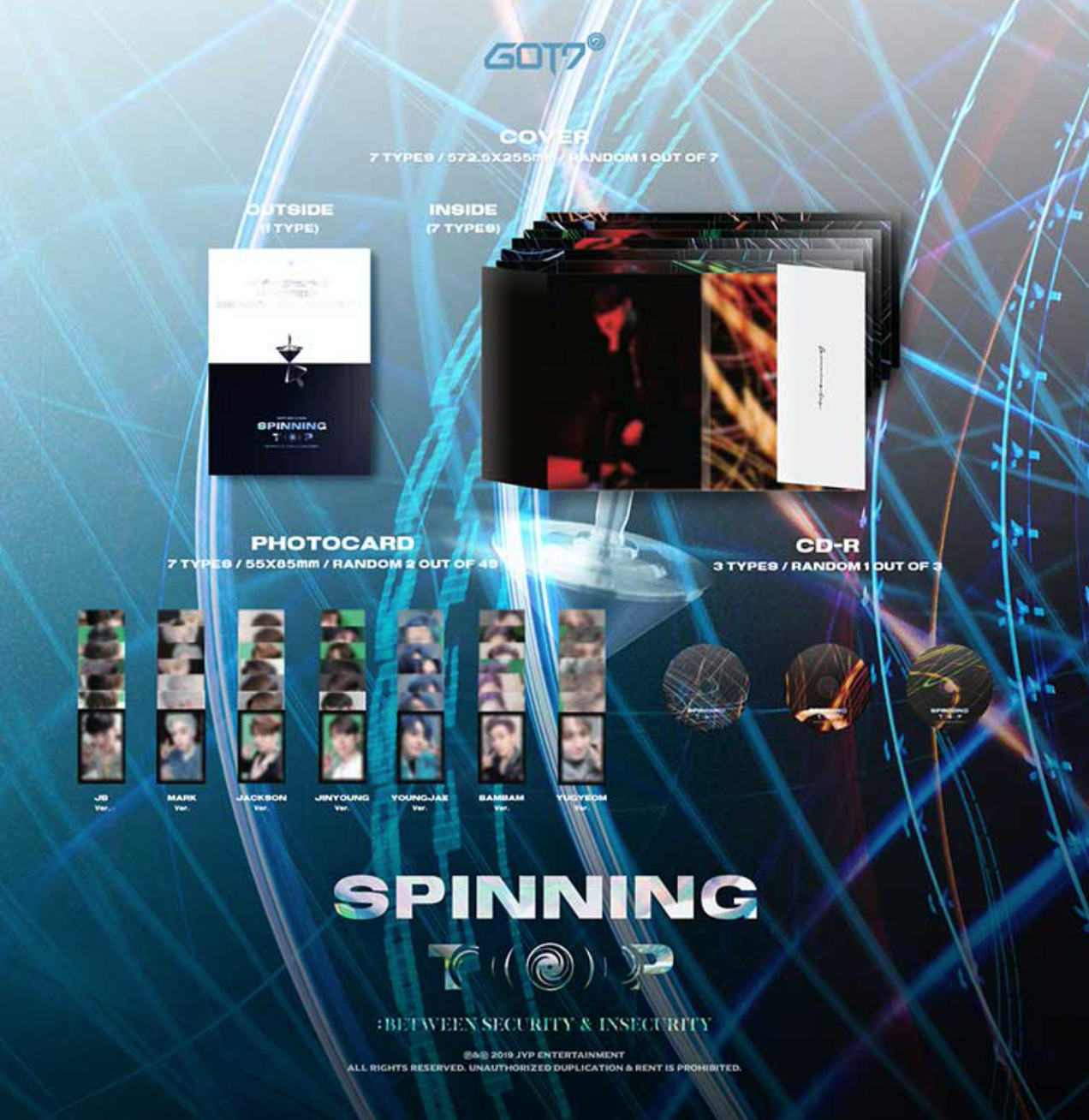 GOT7 Vol.9: Spinning Top [Random]