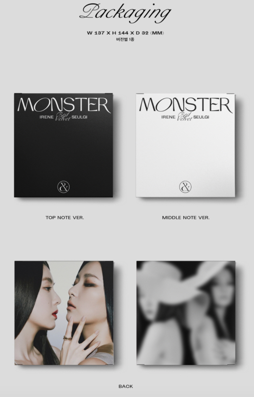 Irene & Seulgi (Red Velvet) 1st Mini Album: Monster
