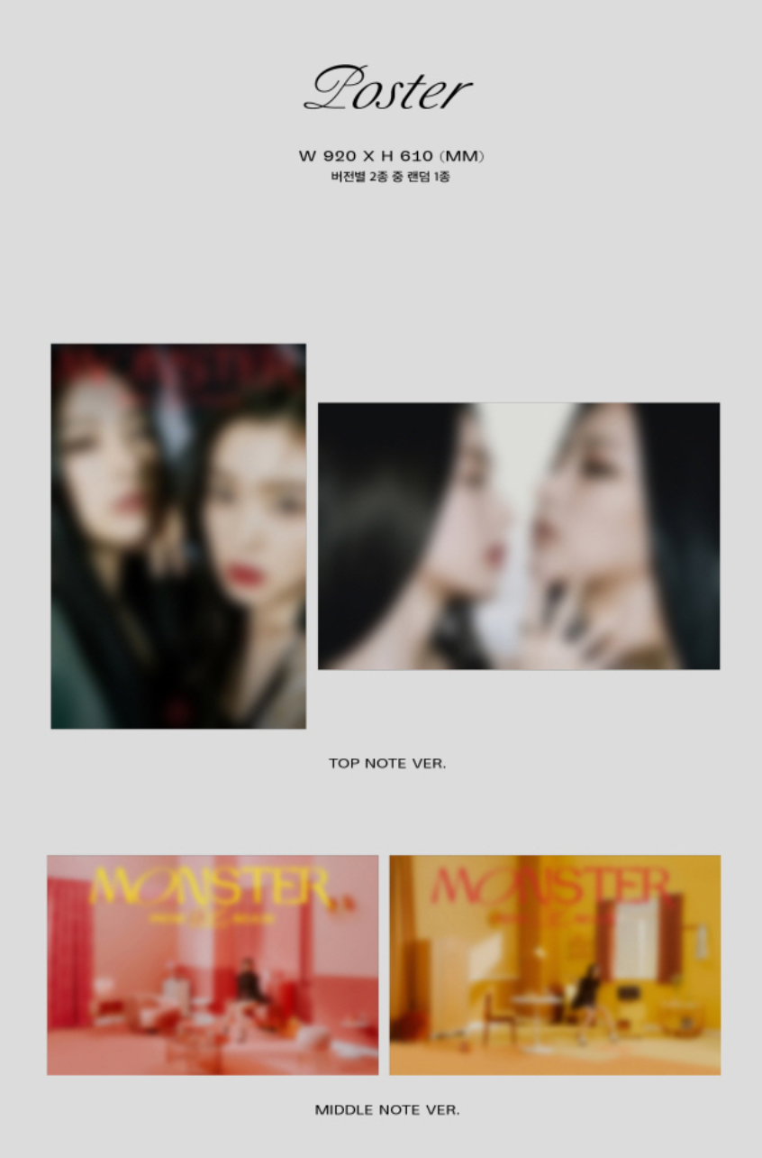 Irene & Seulgi (Red Velvet) 1st Mini Album: Monster