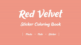 Red Velvet Sticker Coloring Book