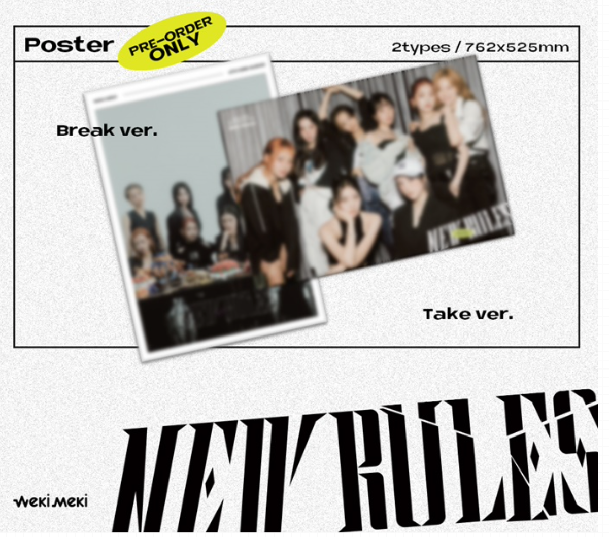 WekiMeki 4th Mini Album: New Rules