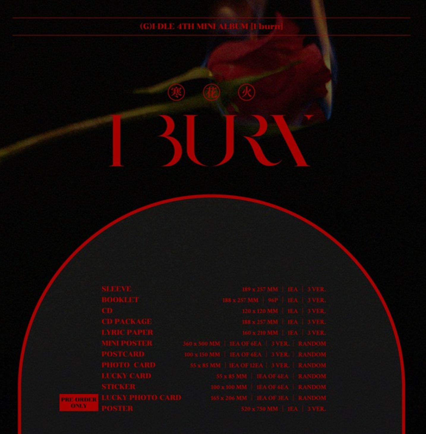 (G)I-dle 4th Mini Album "I Burn"
