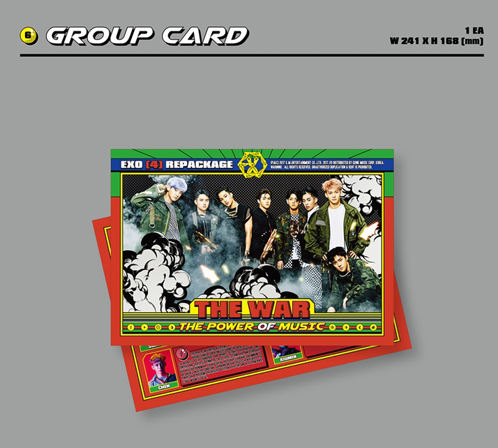 EXO VOL 4 REPACKAGE THE WAR THE POWER OF MUSIC