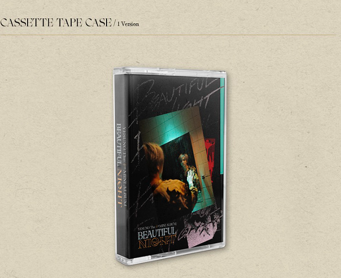 YESUNG Beautiful Night Cassette Tape Ver
