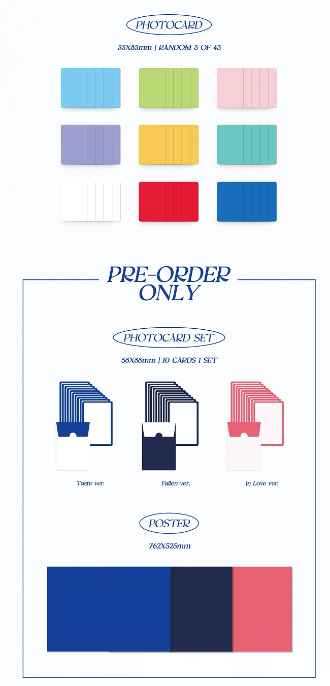 TWICE 10th Mini Album "Taste of Love"