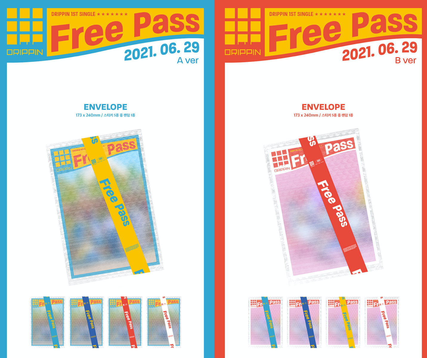 Drippin 1st Single Album: Free Pass