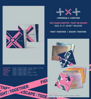 TOMORROW X TOGETHER (TXT) 1st Repackage Album "The Chaos Chapter: FIGHT OR ESCAPE" (Together Ver.)