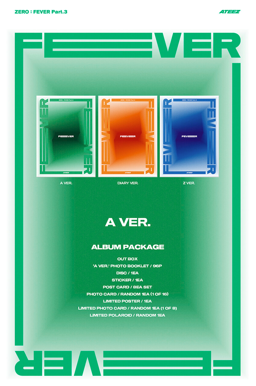 ATEEZ 7th Mini Album "Zero: Fever Part.3"